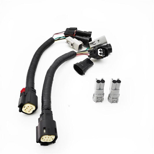 2x LED headlight conversion wiring harness adapter, plug and play, suitable for Tacoma for Toyota 2016-20