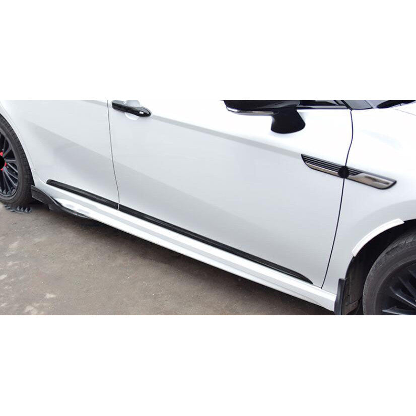 4x for Toyota for Camry 2018-2023 ABS Piano Black Side Door Body Molding Cover Trim