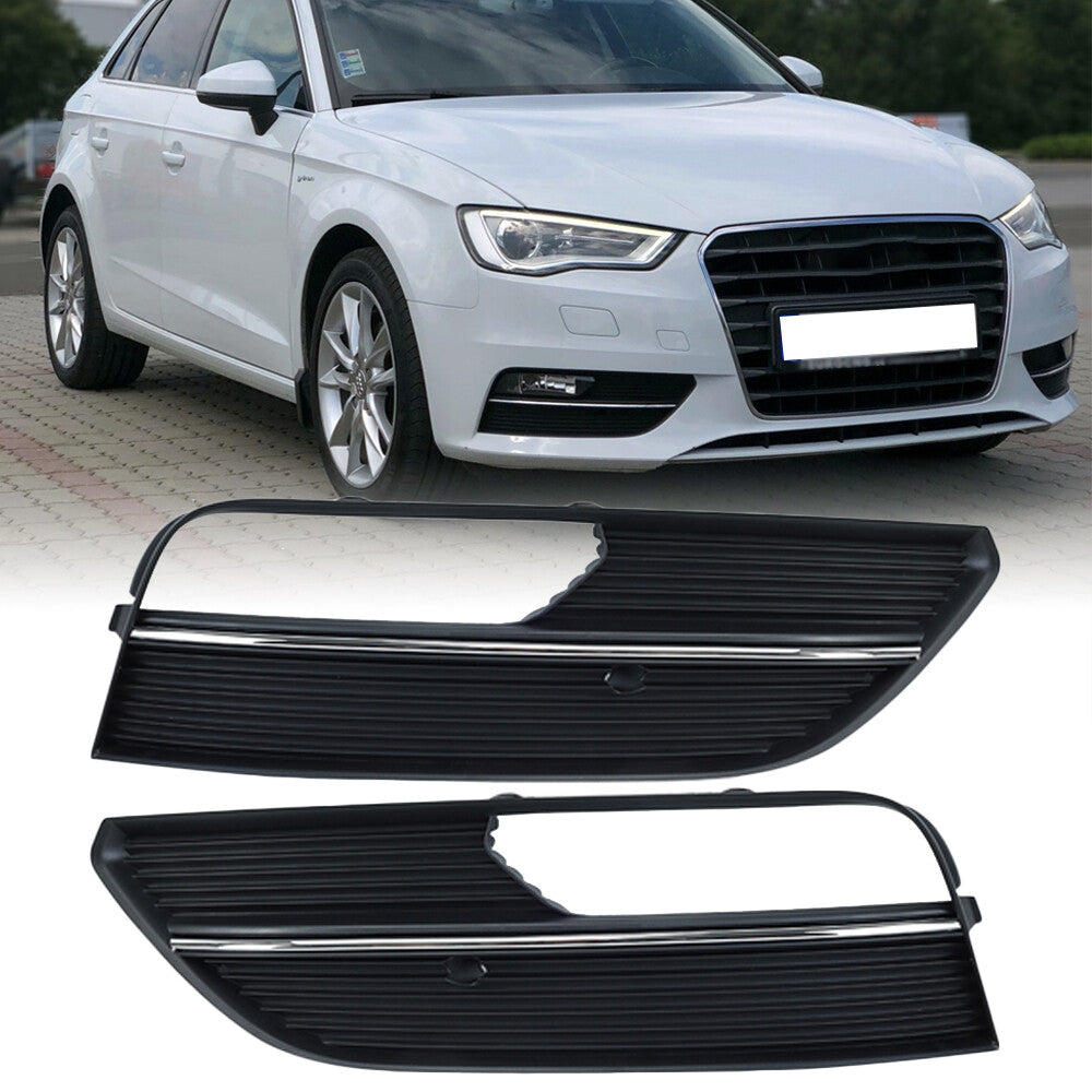 2¡ÁF¨¹r for Audi A3 2012-2016 L¨¹ftungsgitter Grill Sto?f?nger Nebelscheinwerfer Gitter