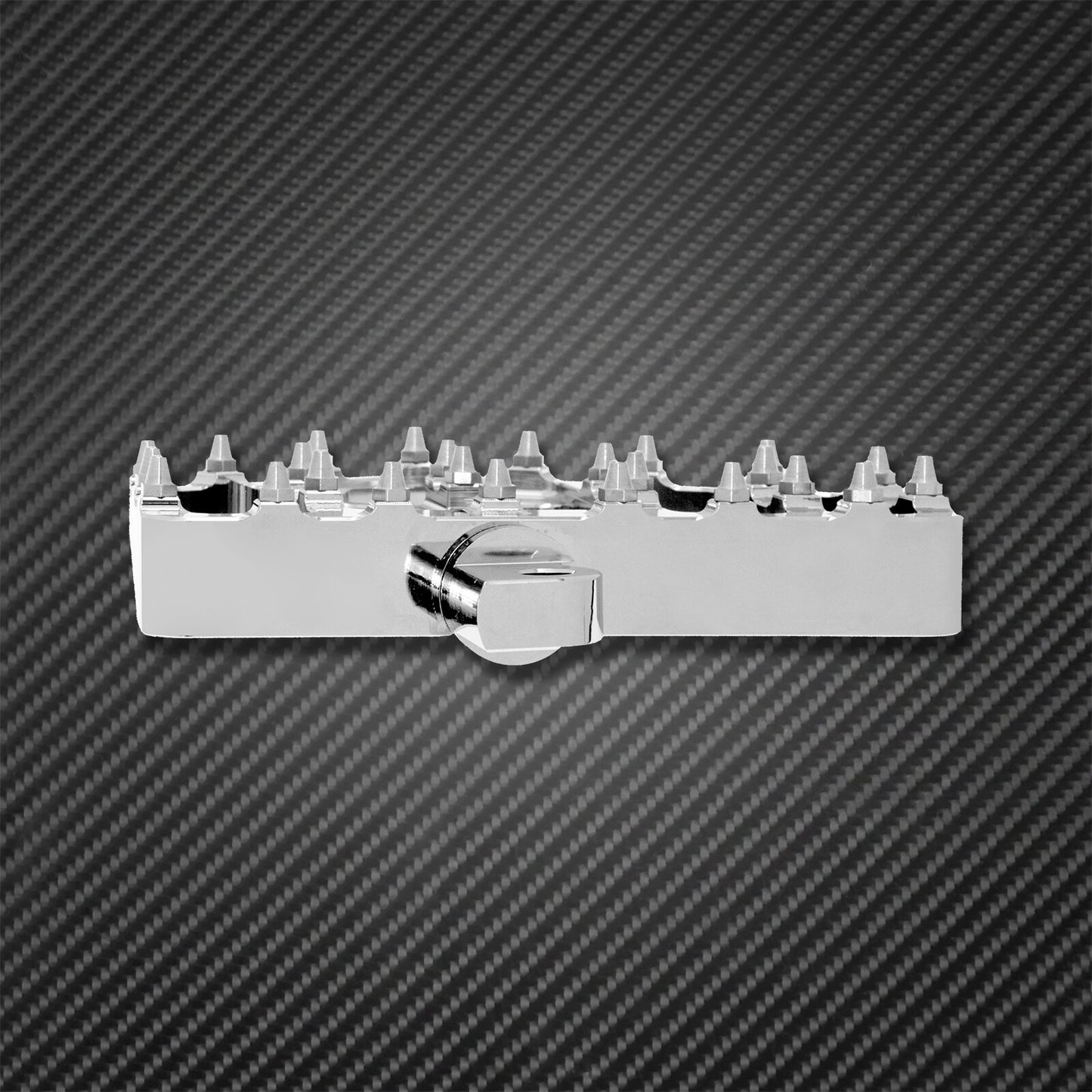 MX Style Chrome Foot Peg Pedal Fit for Harley Sportster Softail Touring Dyna FLD