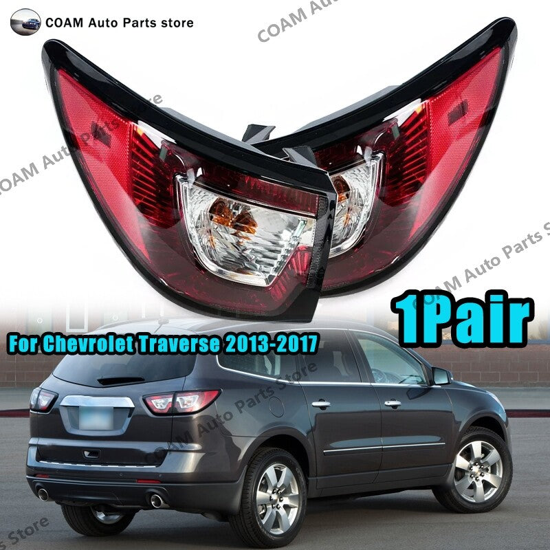 A pair of for Chevrolet Traverse 2013-2017 exterior taillights and turn signals.