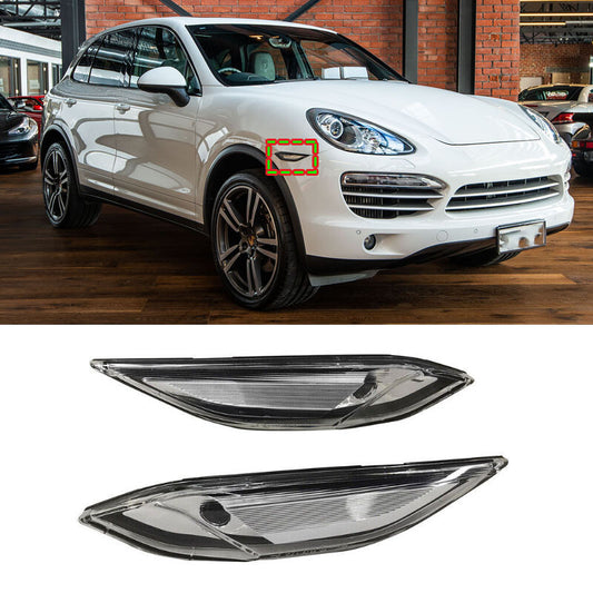 for Porsche for Cayenne 2011 - 2014 LHRH Transparent Indicator Side Marker Light Body