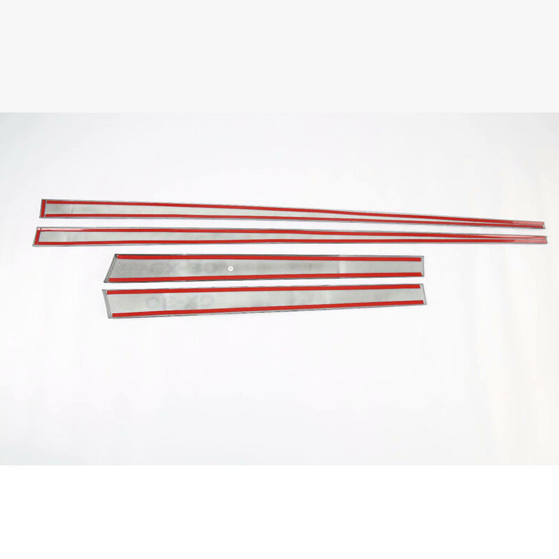 for Mazda CX-30 2020-2022 Carbon Fiber Side Door Body Molding Cover Trim Guard