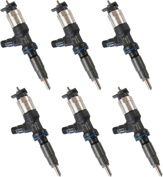 6X Fuel Injector 370-7282 20R-2478 for CAT C6.6 C7.1 Engine 320E 323E Excavator