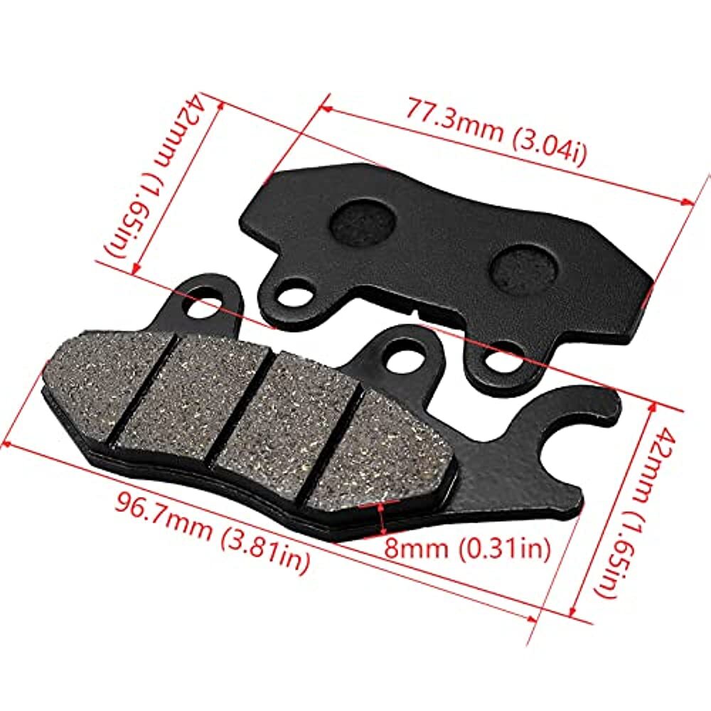Front Rear Brake Pads for KAWASAKI KL650 KLR650 2008 2009 10 11 12 13 14 15 2016