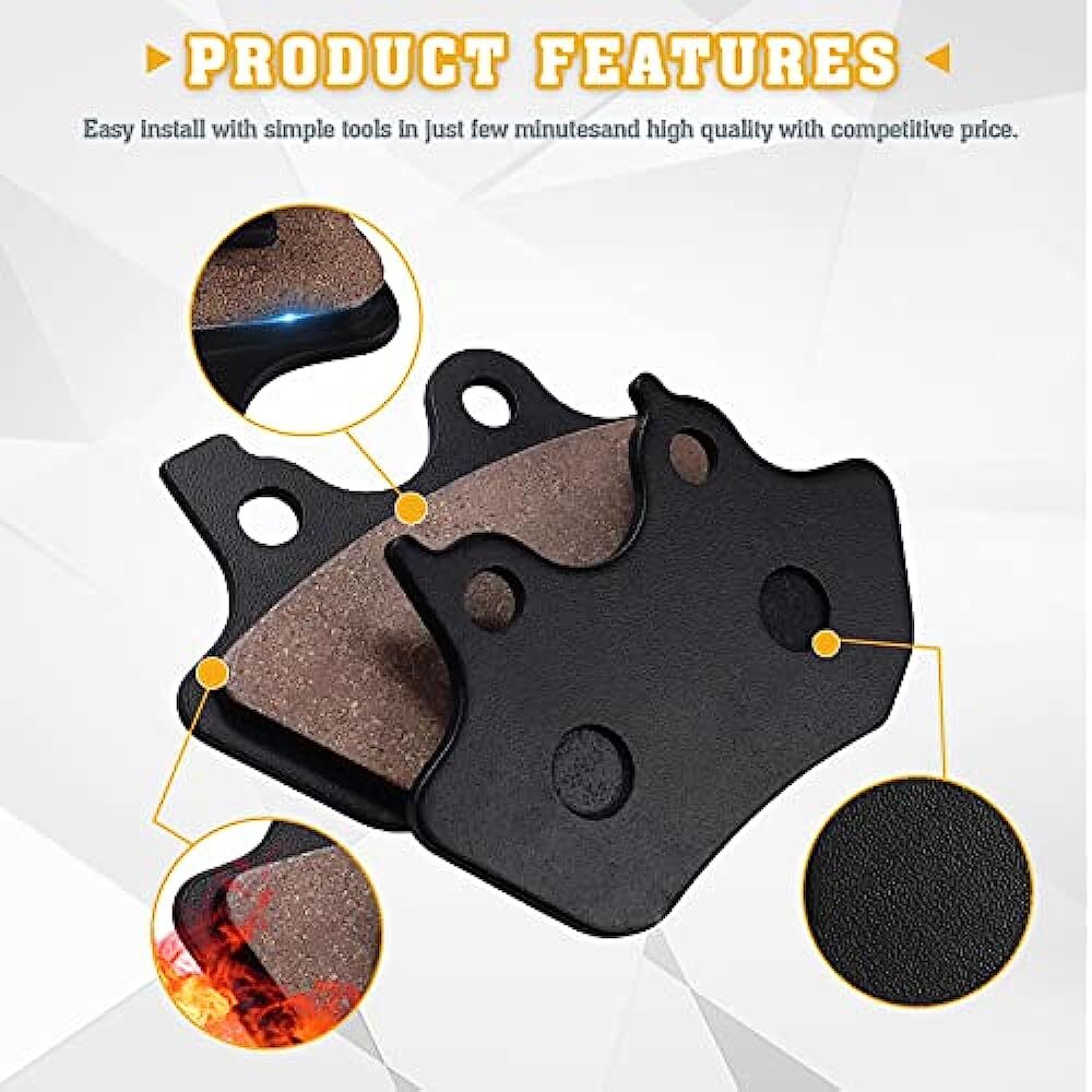 Brake Pads for Harley Road King Classic/FLHTCU-I Electra Glide Ultra Classic