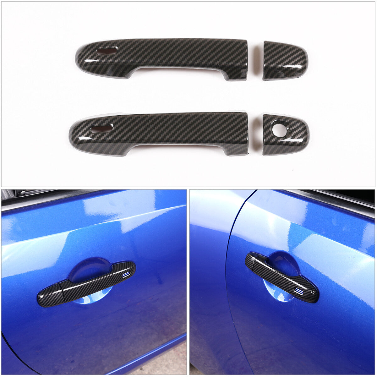 Carbon fiber ABS side vent socket cover trim for Toyota @FJ Cruiser 2007-2021