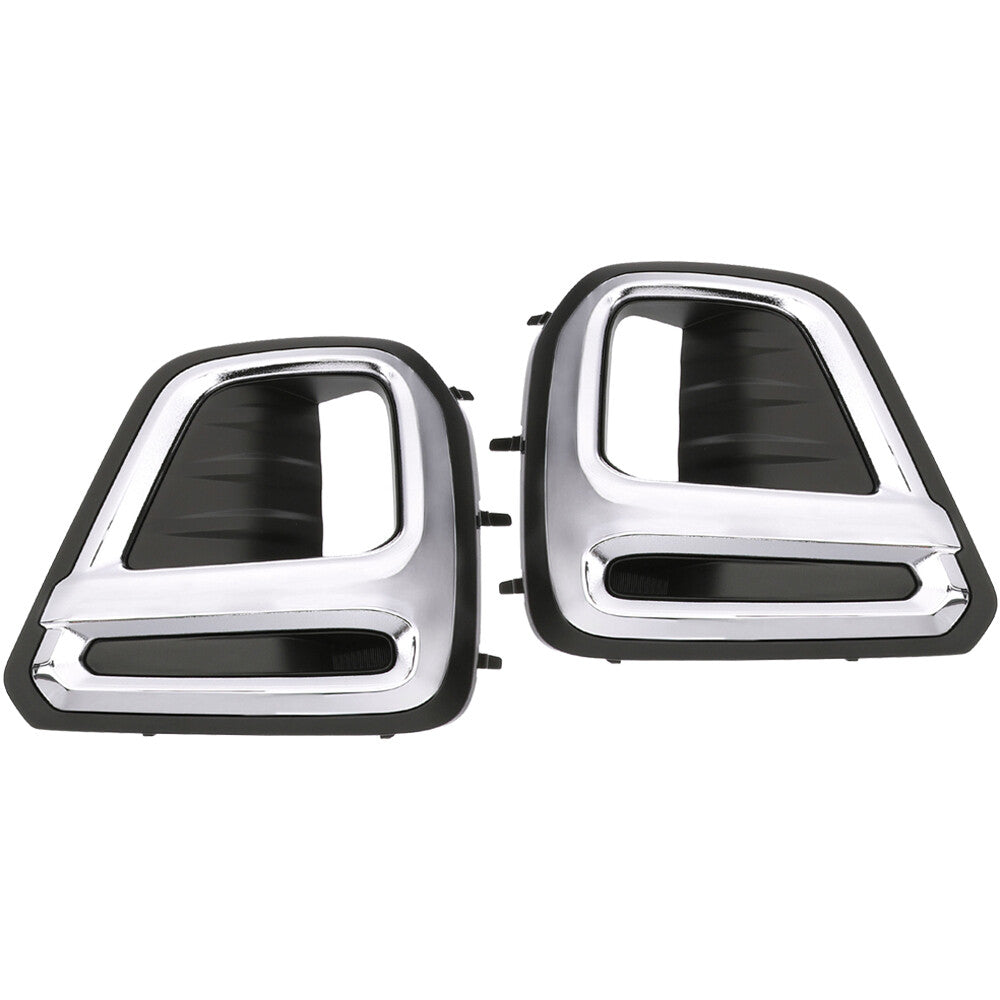 2Pcs Fit for Subaru for Forester 2019 - 2021 Fog Light Trim Chrome Left Right Side