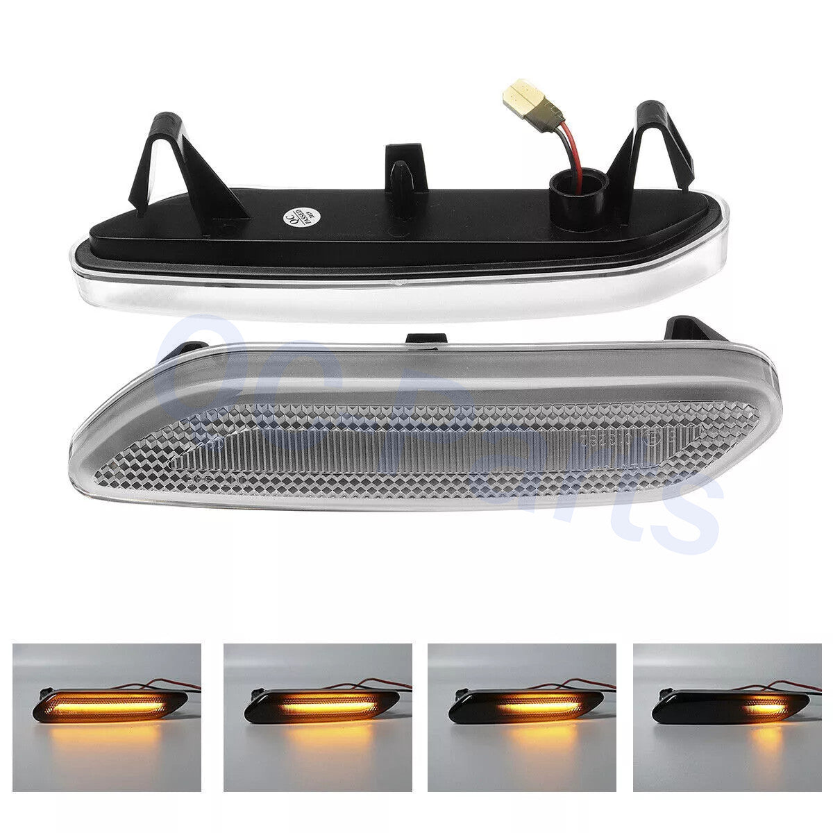 2-piece LED Clignotant Lat¨¦ral Transparent Reverse for BMW for Mini Countryman R60 Paceman R61