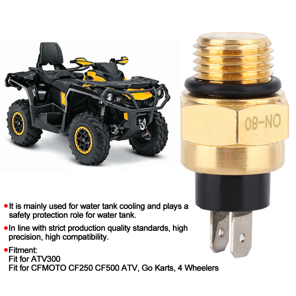 Hot Motorcycle Water Tank Thermostat Temperature Sensor Switch Parts For