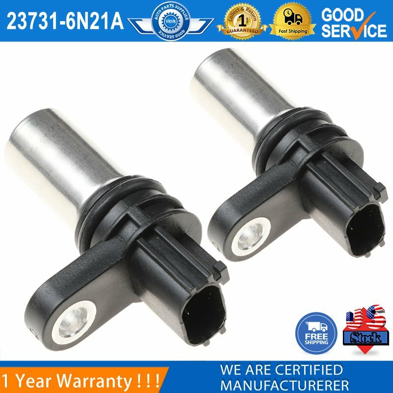 Two camshaft and crankshaft position sensors suitable for 02-06 for Nissan Altima 2.5L 23731-6N21A