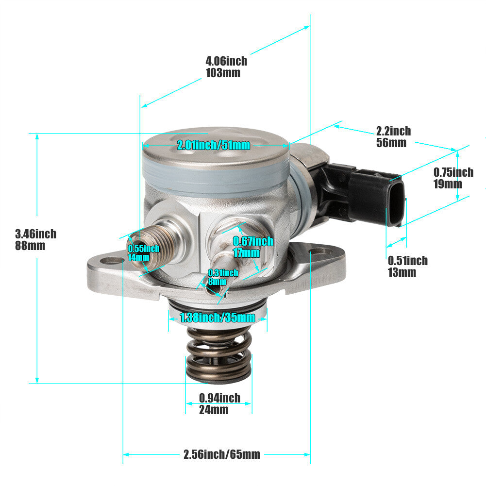 166301888R High Pressure Fuel Pump for Dacia for Nissan for Renault 1.2 DIG-T 166305283R