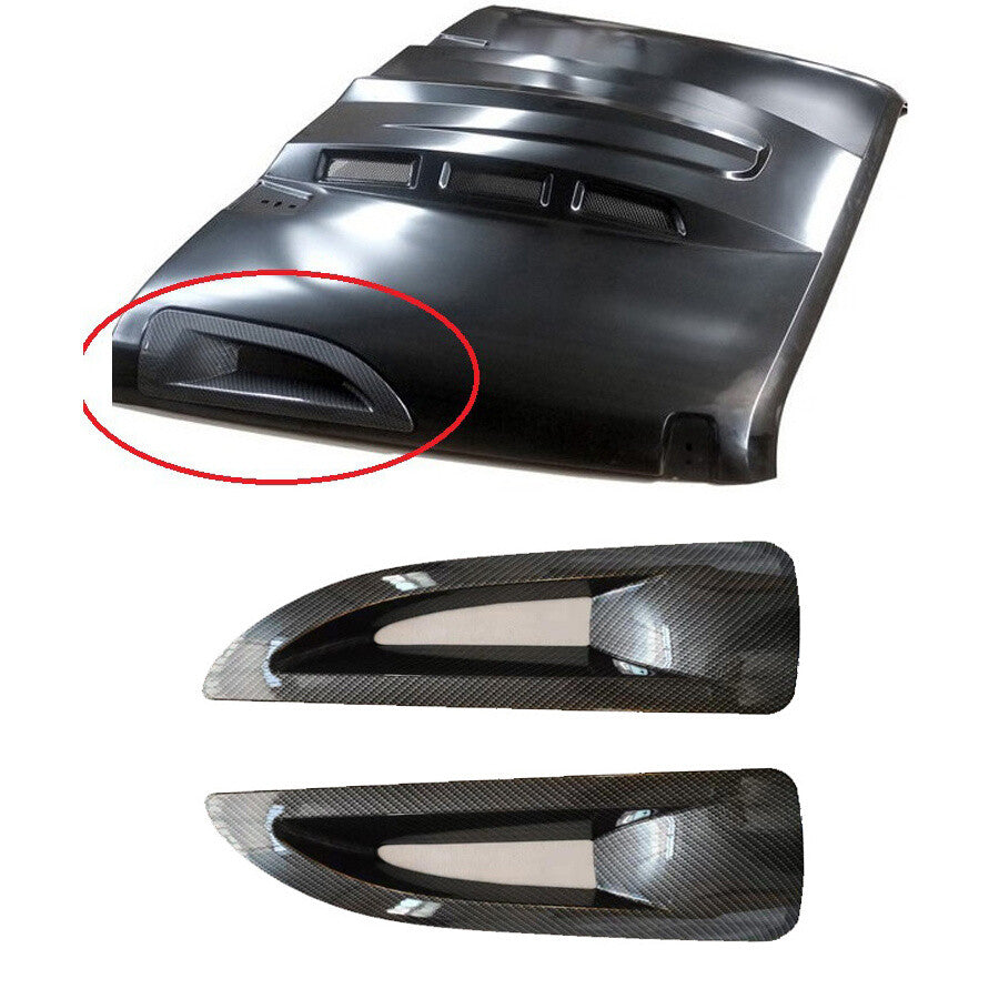 ABS Hood Side Vent Cover Trim Avenger Style Hood for Jeep for Wrangler JK 2007-2017