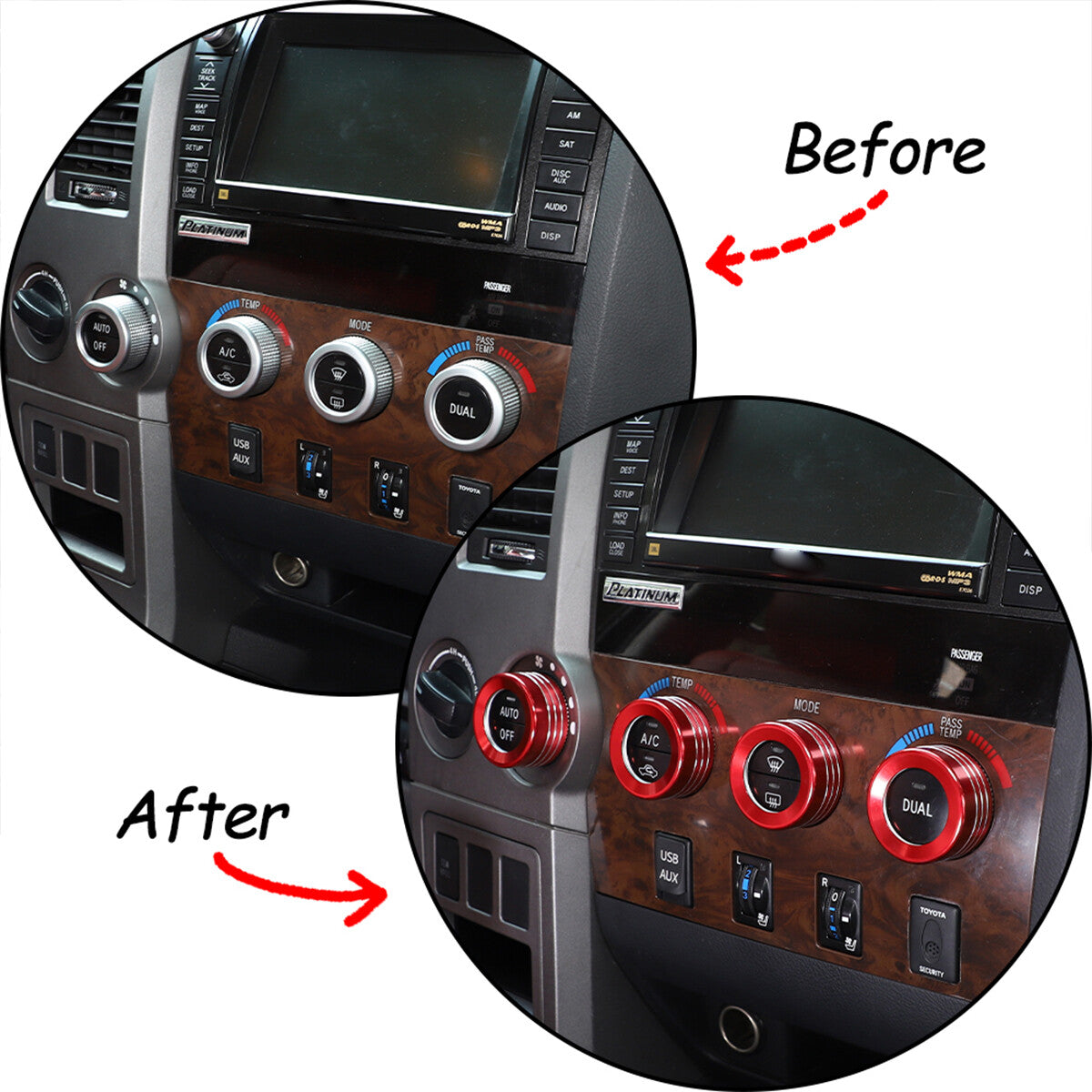 Matte Black Front Door Window Lift Switch Cover Trim for Toyot@Tacoma 2016-22 USA
