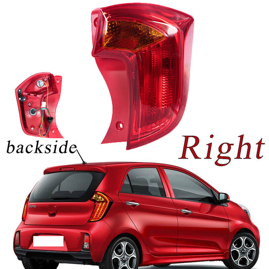Right rear taillight for Kia Picanto 2012 - 2016, stop light.