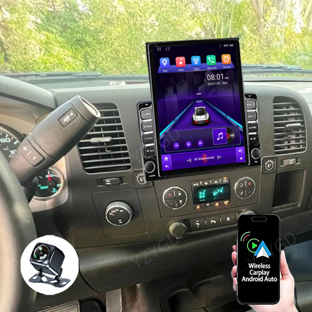 Carplay Car Radio for GMC for sierra 1500 2500 3500 2007-2013 Stereo GPS Navi Screen