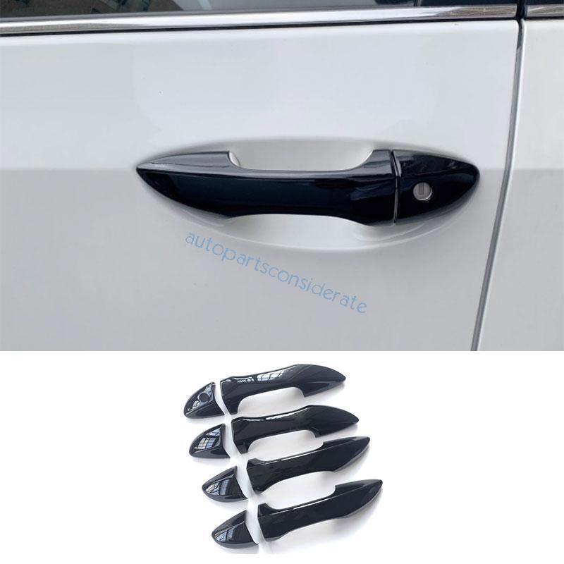 for Toyota for Corolla 14-19 Glossy Black Exterior Side Door Handle Cover Trim 8X