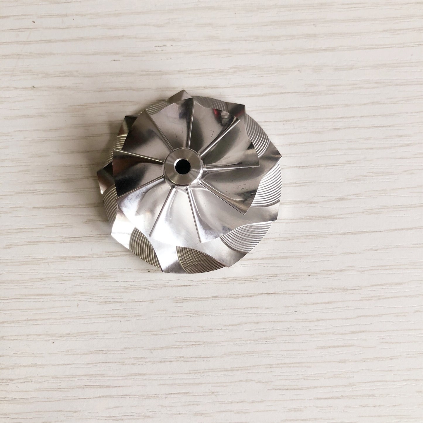 TD03 forward 40.75/56.02 mm 9+0 insert turbine milling/bulk compressor wheel