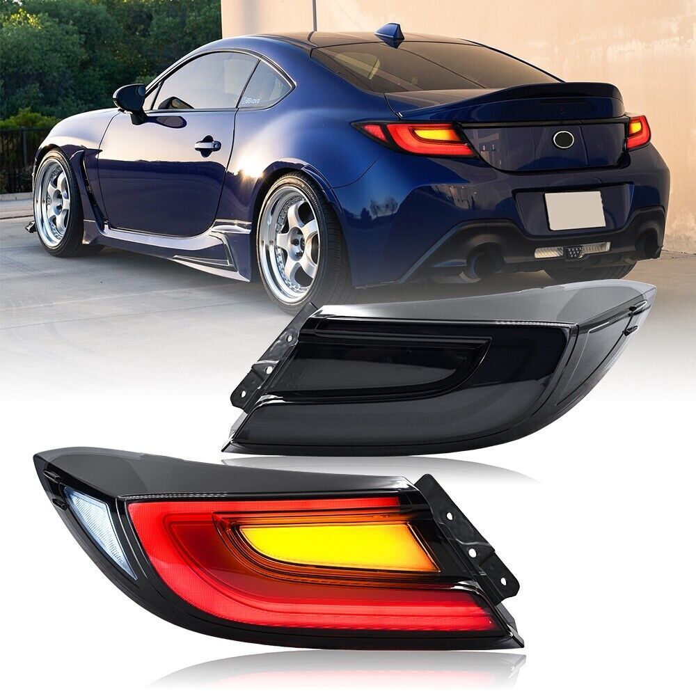 1 Pair Rear Brake Lamps Tail Light For 2021-2024 for Toyota GR86 for Subaru BRZ