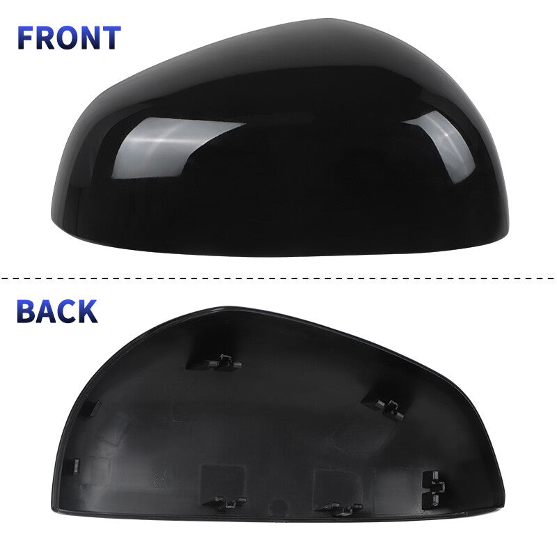 Right Passenger Side Wing Mirror Cover Cap Black Fit for Smart Fortwo 2015-2024