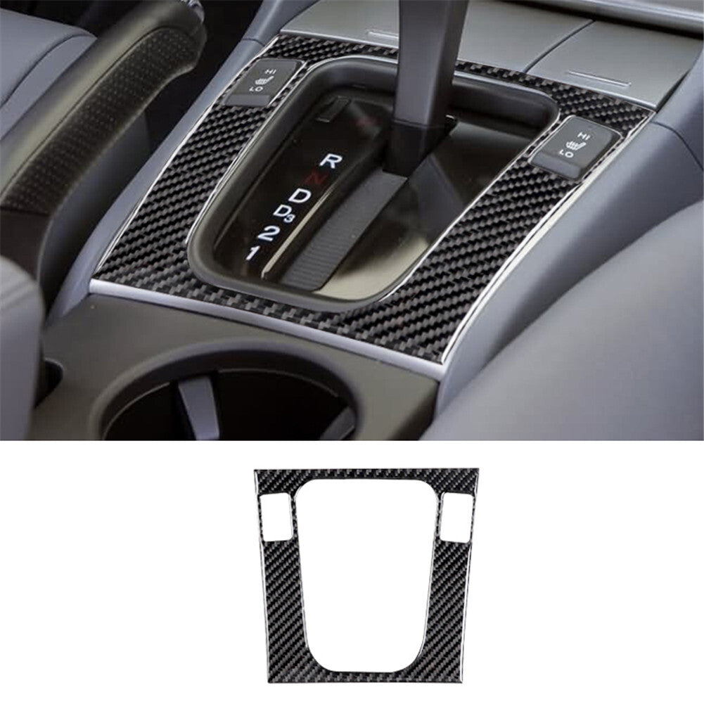 Carbon Fiber Shifter Surround Panel Trim Cover for Honda Accord Sedan 2003-2007