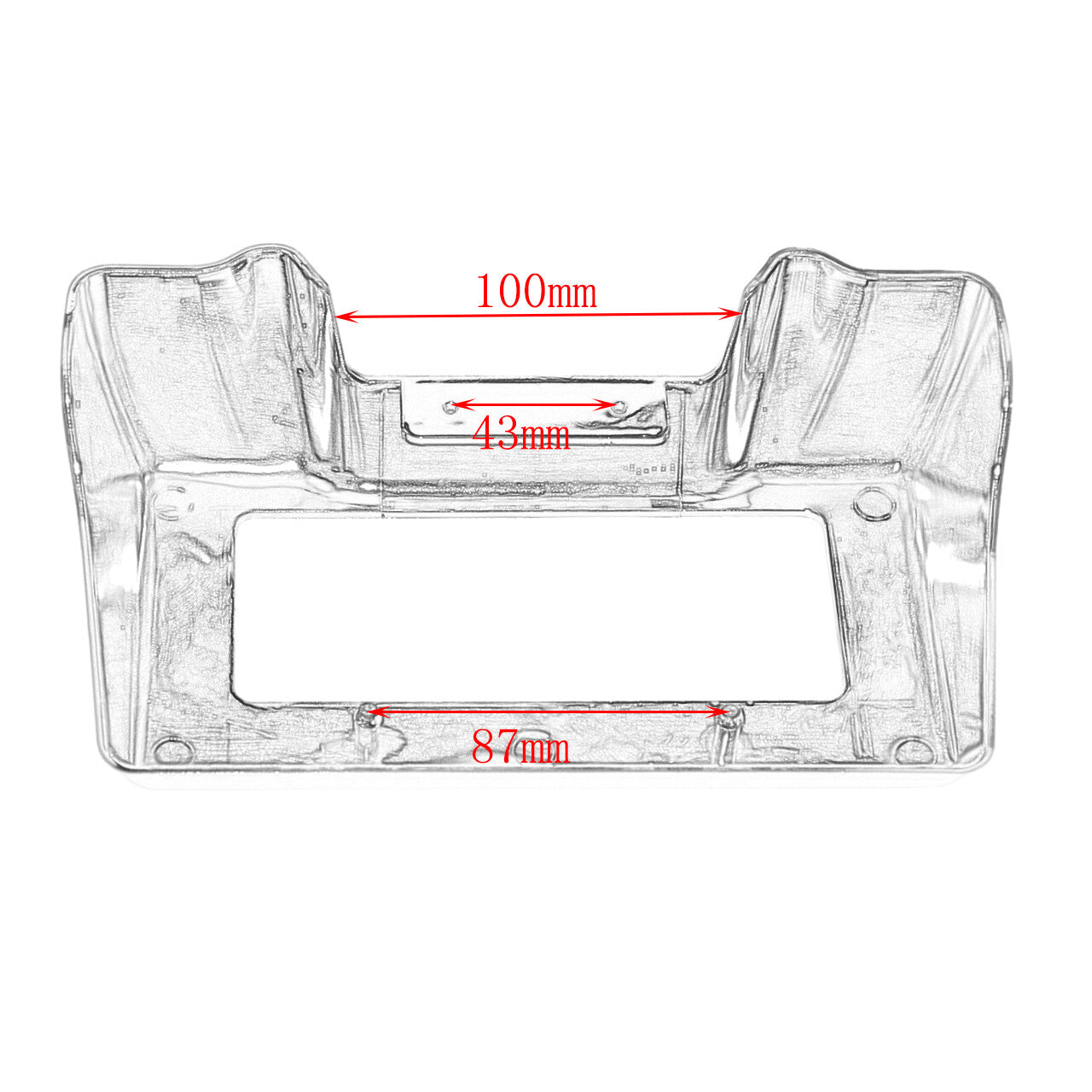 Chrome Oil Cooler Cover Fit for Harley Touring Electra Street Road Glide 2011-16