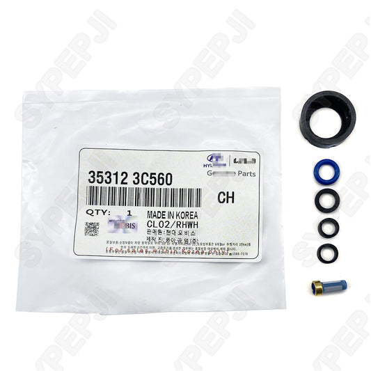 Fuel injector O-ring seal for 2012-19 for HYUNDAI Santa Fe for Kia Sorento V6 353123C710