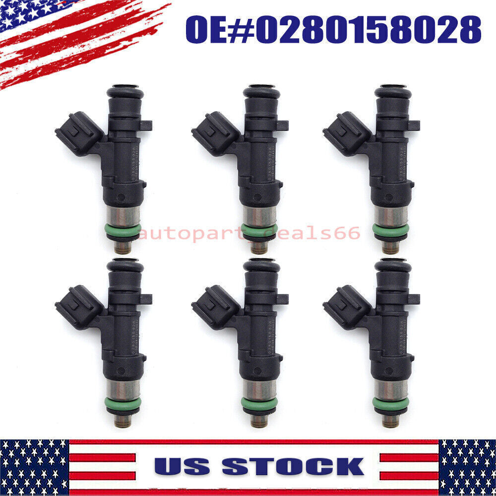 6-piece fuel injector for Dodge for Chrysler Sebring 2.7L and 3.5L engines. Contact: 04-10 0280158028 4591986AA