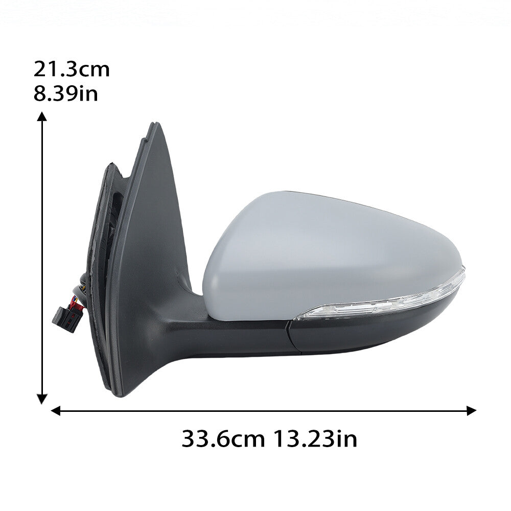 F¨¹r for VW for Golf 6 MK6 2008-2013 Links Au?enspiegel R¨¹ckspiegel Beheizbar Spiegelglas