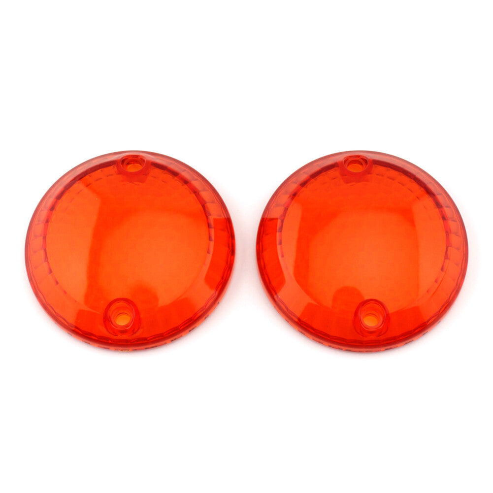 Motorcycle Turn Signal Light Lens Cover for Suzuki Intruder 1400 VX800 Orange