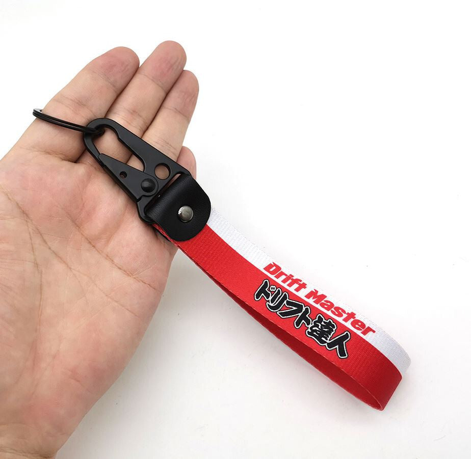 Carbon fiber leather black car key chain, automatic key ring, horseshoe for Fiat Bravo