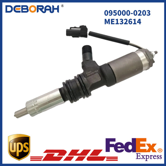 Diesel Common Rail Fuel Injector 095000-0203 ME132614 for MITSUBISHI Fuso