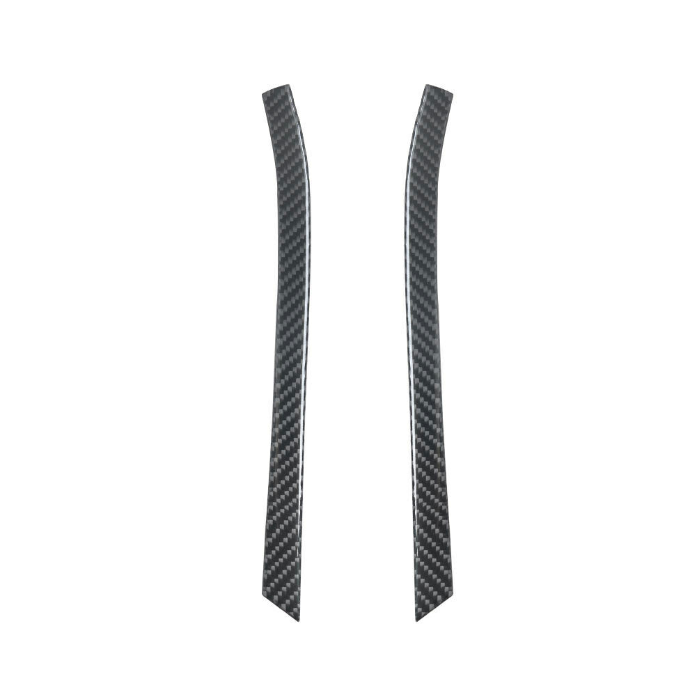 Carbon Fiber Center Console Side Strips Cover Trim for Chevrolet Sonic 2012-2016