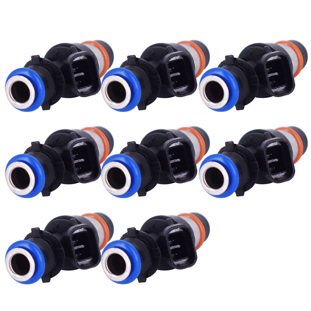 8-piece fuel injector kit 1711353 suitable for GimCity for Cadillac for Chevrolet 4.8L 5.3L 6.0L 01-07