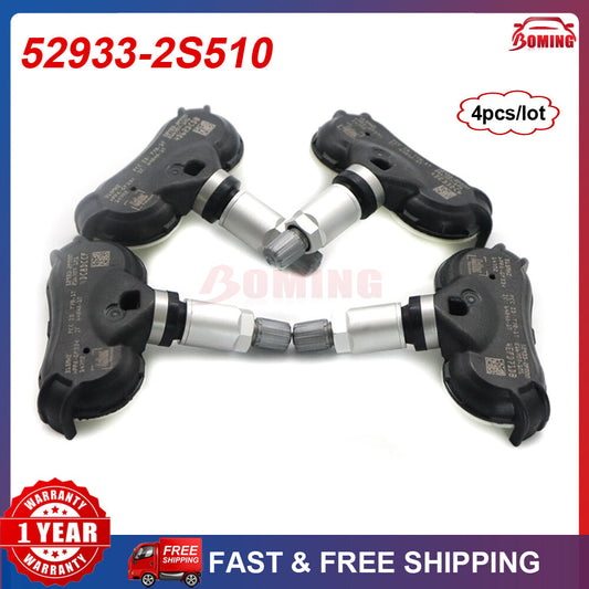 52933-2S510 4PCS NEW TPMS TIRE PRESSURE SENSOR for Hyundai for Tucson for Kia Sportage