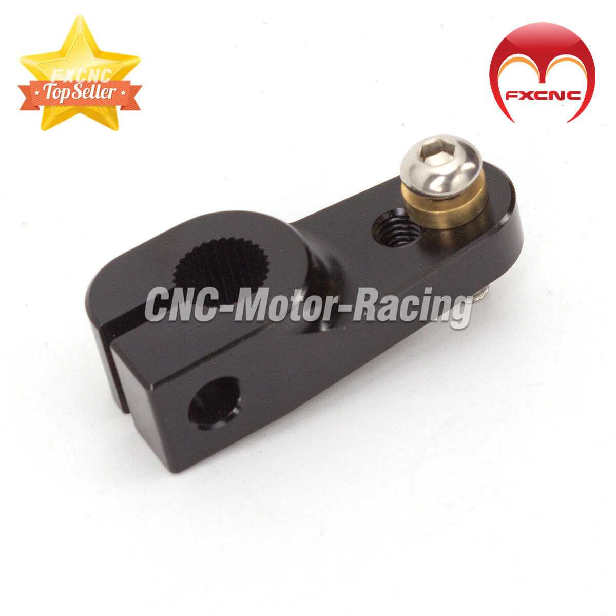 CNC motorcycle rear wheel gear shift arm suitable for GSXR600, GSXR750, GSX-R750, black.