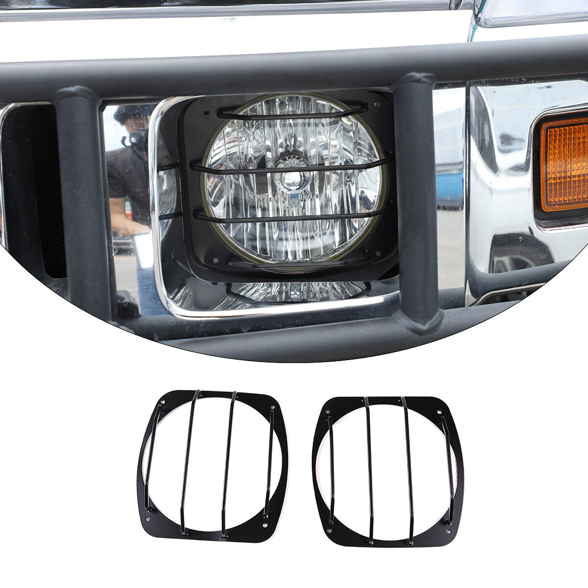 2-Pack Carbon Fiber Steering Wheel Button Sticker Decorations for Toyota Tacoma (2011-15)