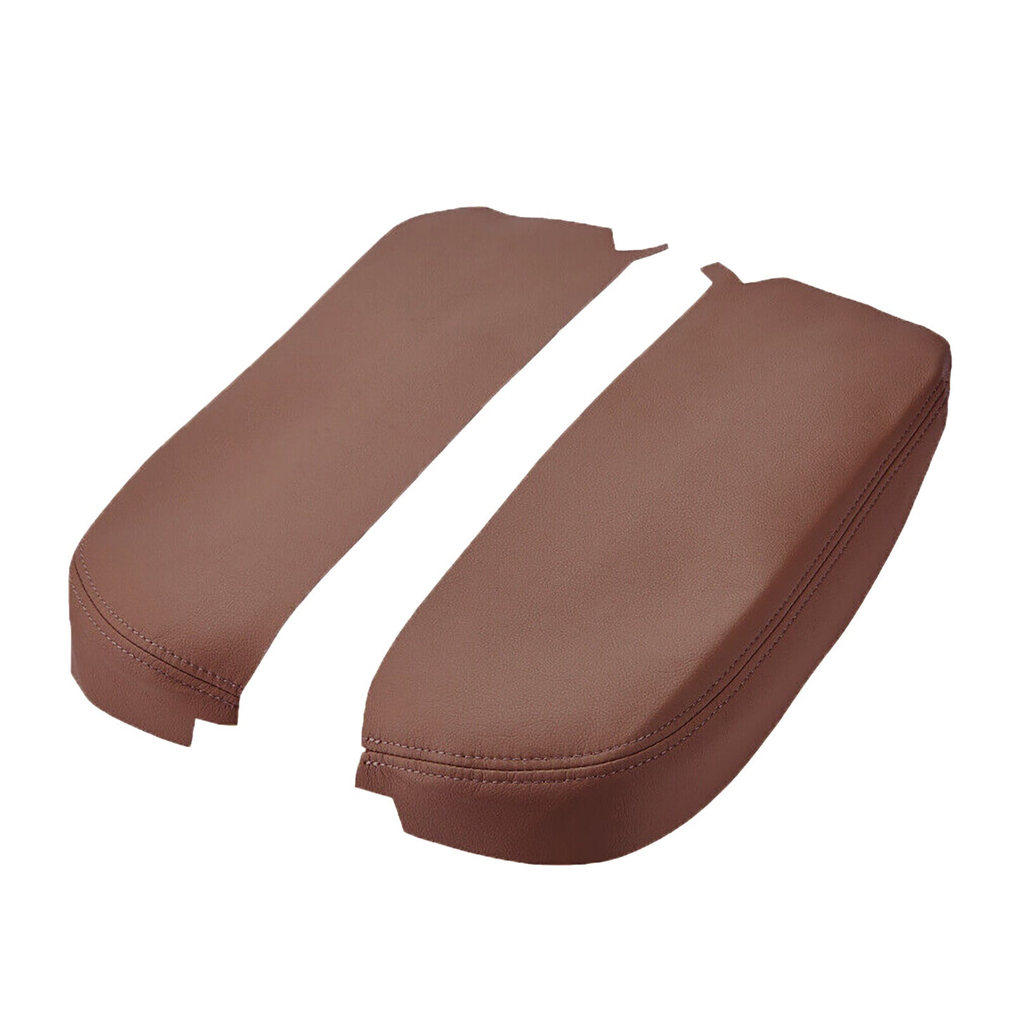 Brown Leather Center Console Lid Armrest Cover Skin for Acura MDX 2007-13