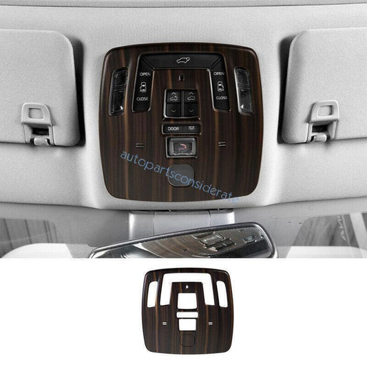 for Toyota for Sienna 2021-24 Dark Wood Grain Roof Front Reading Light Cover Trim 1X