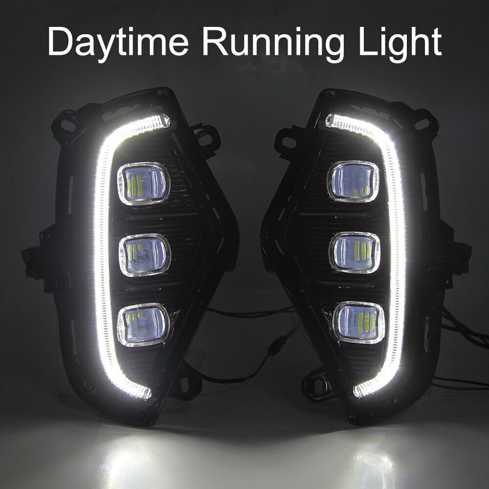 for Toyota RAV4 LED 2019-2022 Turn Signal Fog Lights DRL Daytime Running Lamps