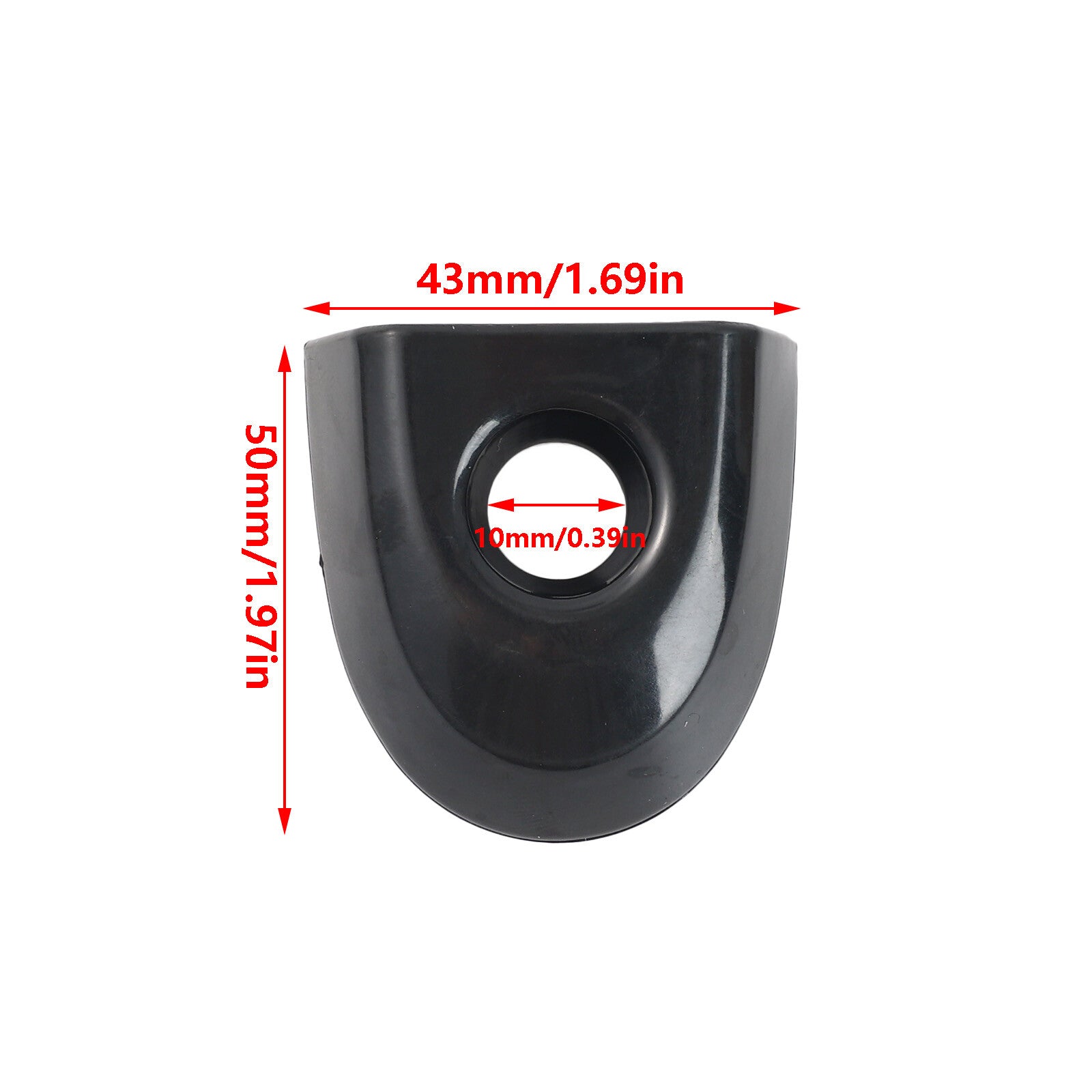 Front Door Lock Cover w/ Key Hole Black for Nissan Juke Micra K13 806441KK0D