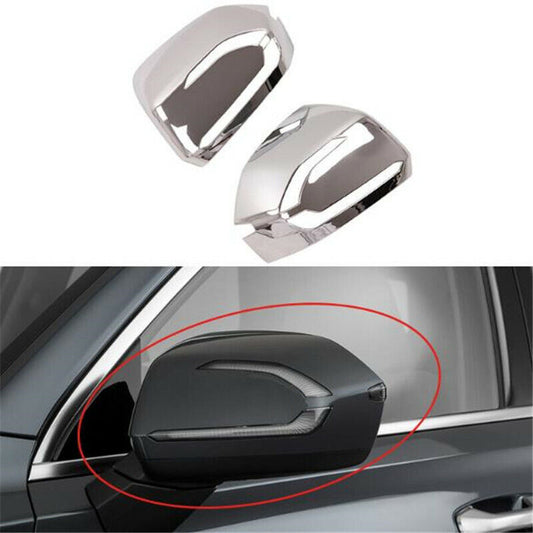 for Hyundai Palisade 2019-2022 Chrome 2PCS Side Rearview Mirror Cover Trim