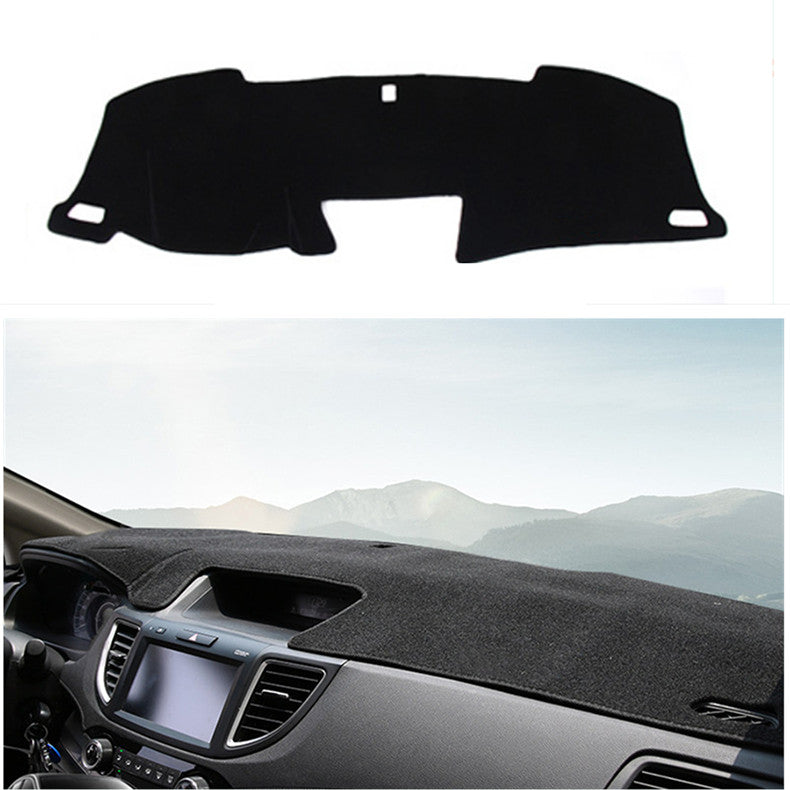 for Honda CR-V CRV 2012-2016 black Dashboard Dash Cover Dashmat Mat Carpet cap