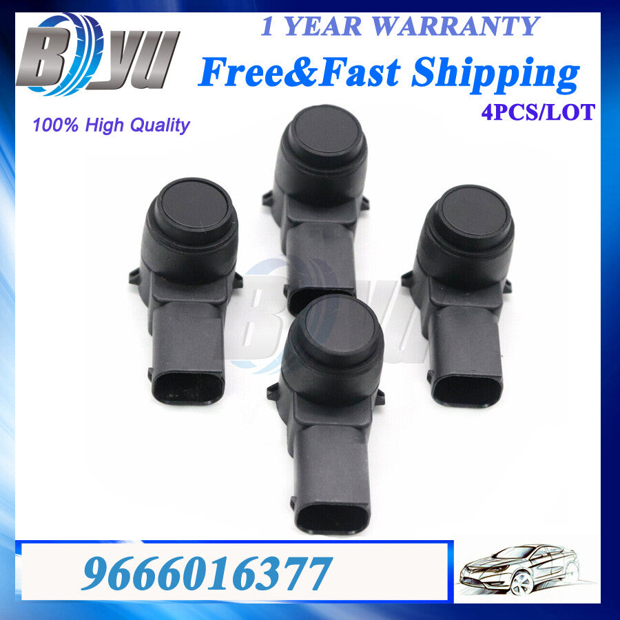 4X PDC Parking Sensor For 9666016377 for Peugeot 308 407 RCZ for Citroen C4 C5 C6 DS3