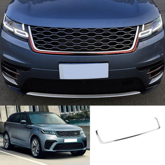 Mesh Grille Frame for Range Rover Velar 2018-2023 Chrome Steel Front Bumper 1pcs
