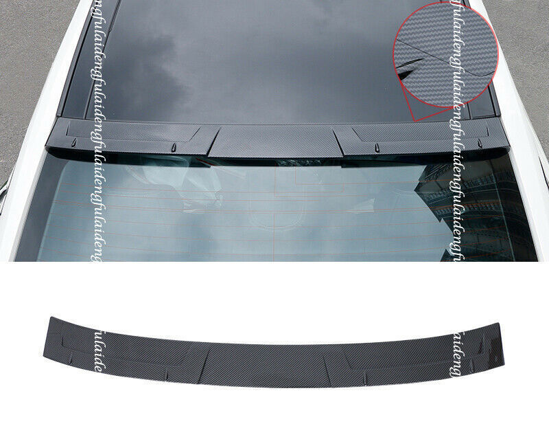 for Nissan Altima 2019-2023 Carbon ABS Rear Window Roof Lip Spoiler Visor Cover