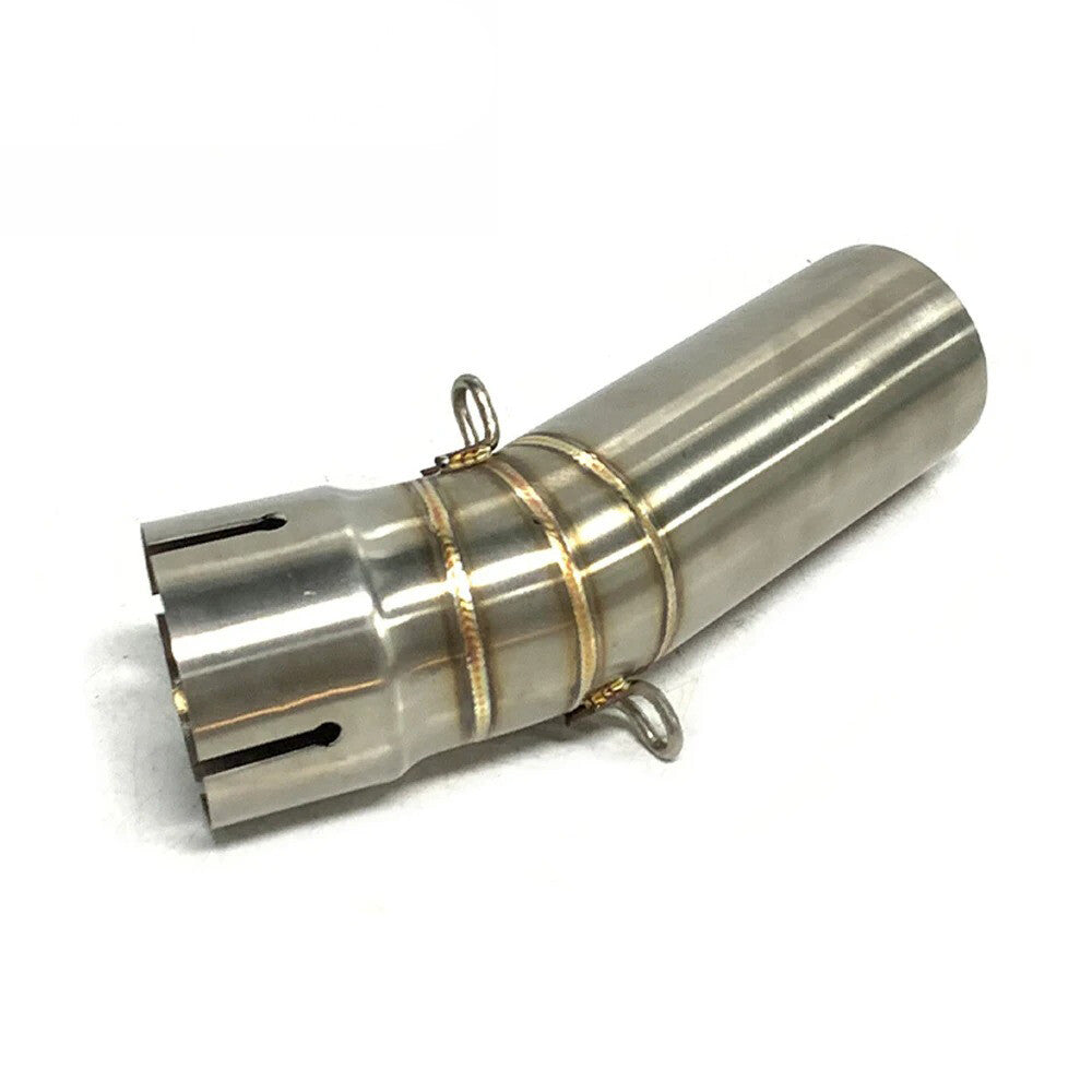 51mm Motorcycle Exhaust Mid Pipe Steel for Kawasaki ZX10R Middle Link Pipe 2008-2021