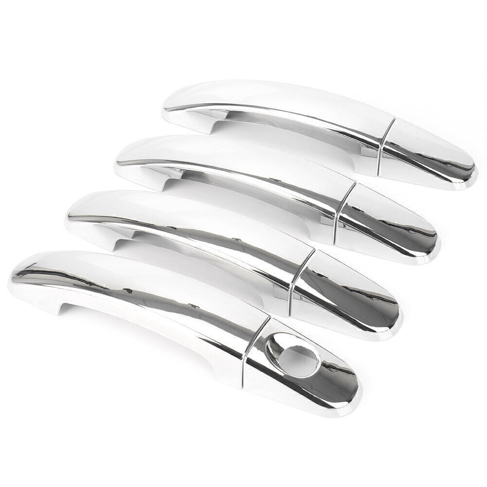 8PCS Car Door Handle Chrome Cover Trim Set Fit for Ford Focus MK2 2005-2011 ABS