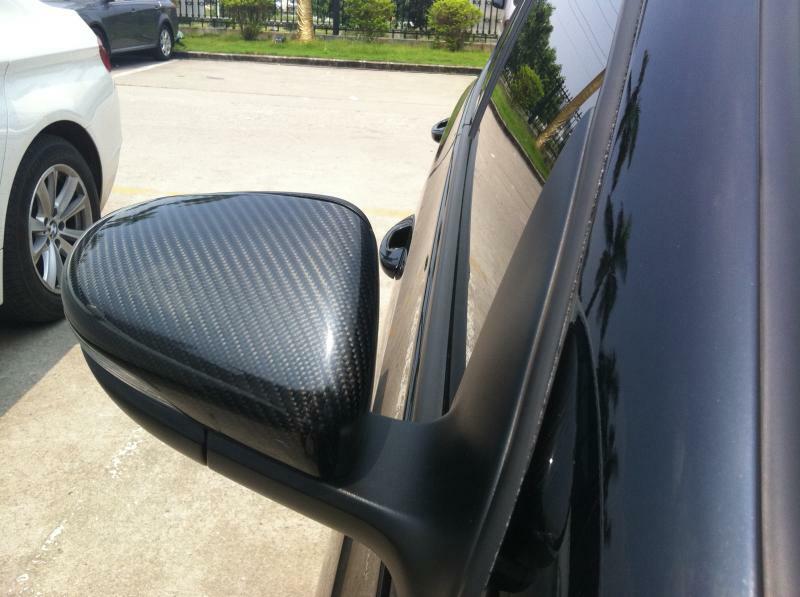 Carbon Fiber Side Mirror Cover Replacement for Volkswagon for Golf 6 MK6 GTI R 09-12