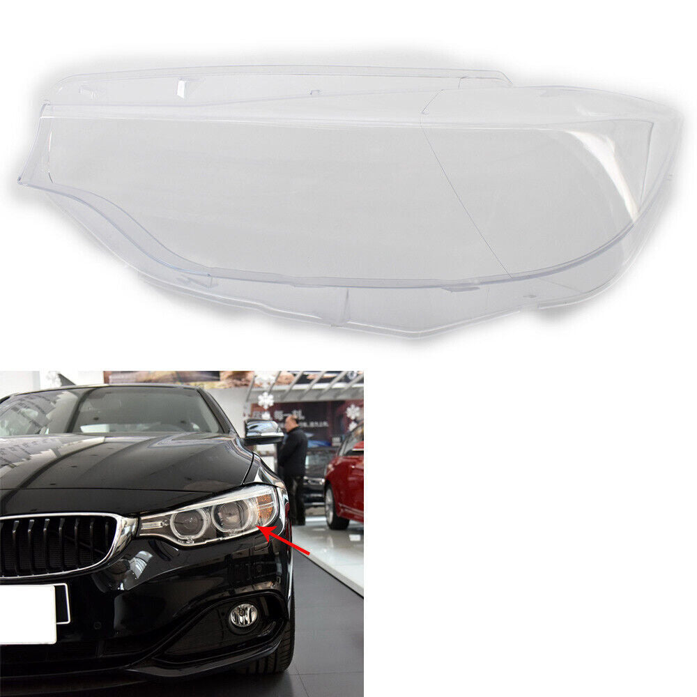 1X Car Headlight Lens Cover Shell Left Side Fit for BMW F32 F33 F36 2013-2017
